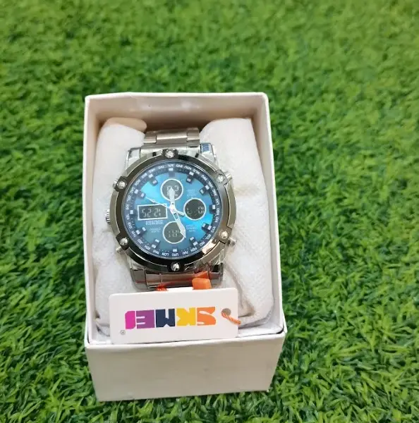 Blue Chronograph Watch