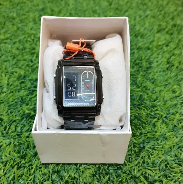 Black Square Dial Watch