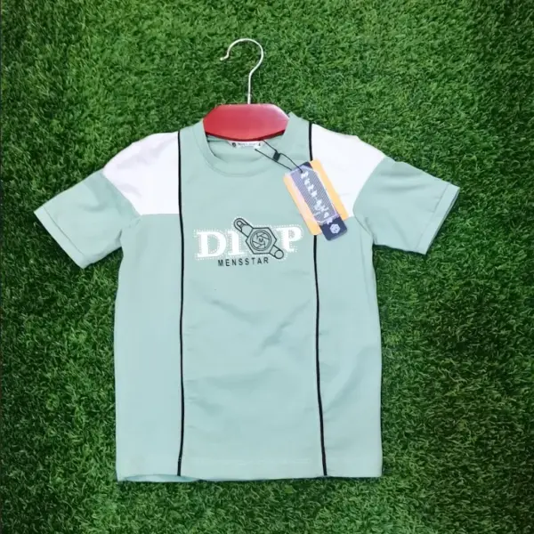 Kids Light Green Polo T-Shirt