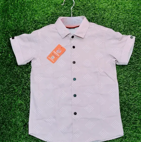 Kids Light Pink Short Shirt