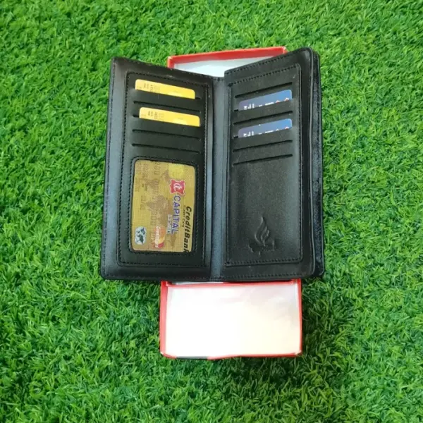Premium Black Card Holder Wallet