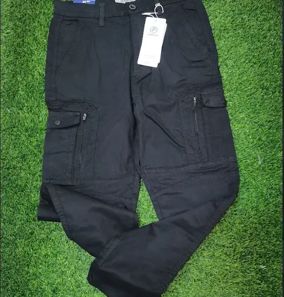 Black Multi-Pocket Cargo Pant