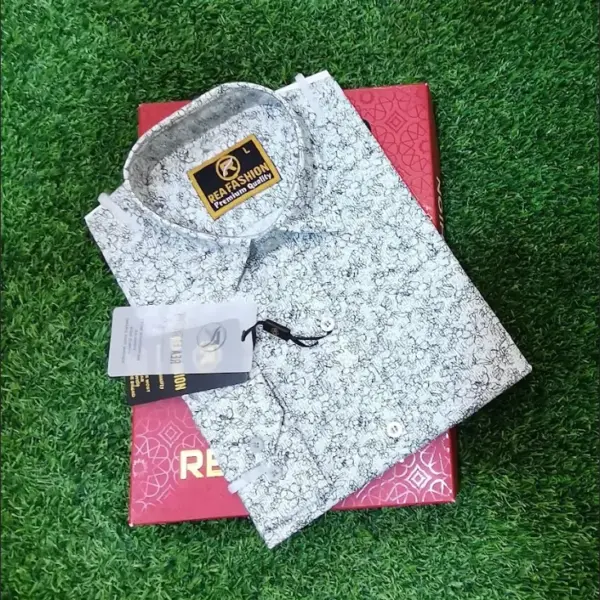 Ash White Casual Shirt